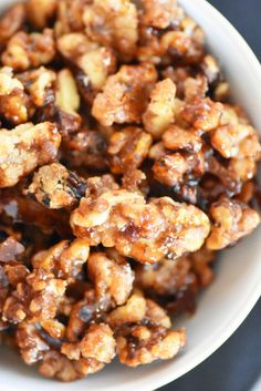 This contains an image of: Easy Candied Walnuts Recipe
